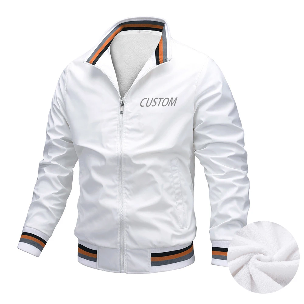 Autumn Winter Casual Mens Jackets Plus Size 5Xl Windbreaker Sportswear Bomber Jacket Mandarin Collar Jacket