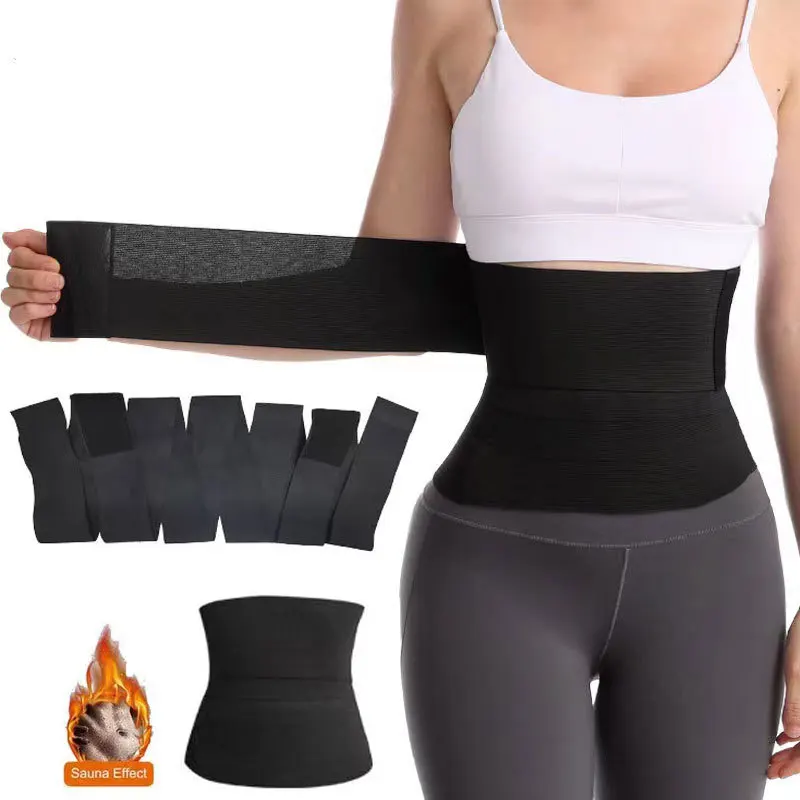 Custom Waist Cinchers TB001# Wholesales Cheap Waist Trainer Wrap Snatch Me Up Bandage Wrap Lumber Wrap for All Women