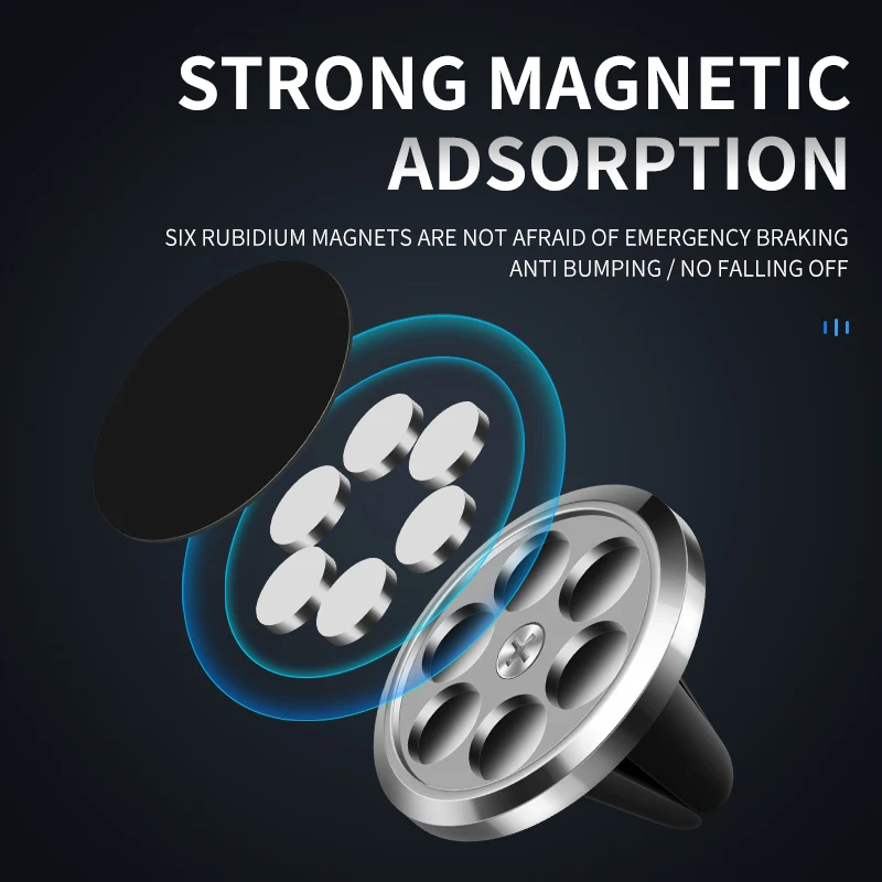 SILAP 2022 Vehicle Mounted Air Outlet Bracket magnetic force holder