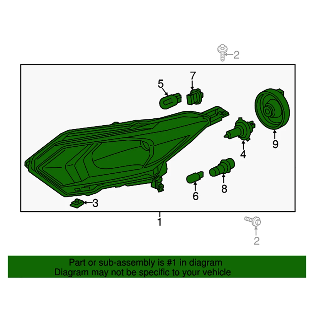 2016-2018 HRV USA Hot Selling Replaced Halogen Headlamps Headlights 33150-T7S-A01 33100-T7S-A01 33150T7SA01 33100T7SA01