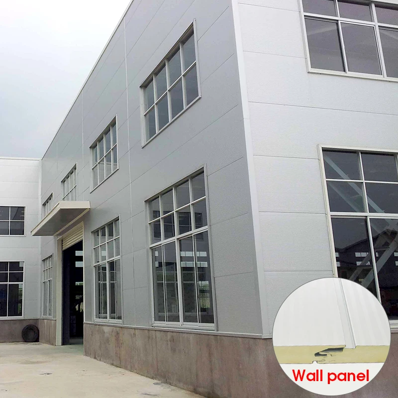75 mm 100 mm wall cladding double side metal insulated pu sandwich panel