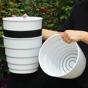 Plastic Plant Flower Seedlings Nursery Planter Colorful Flower Plant Container Seed Starting Pots with tray