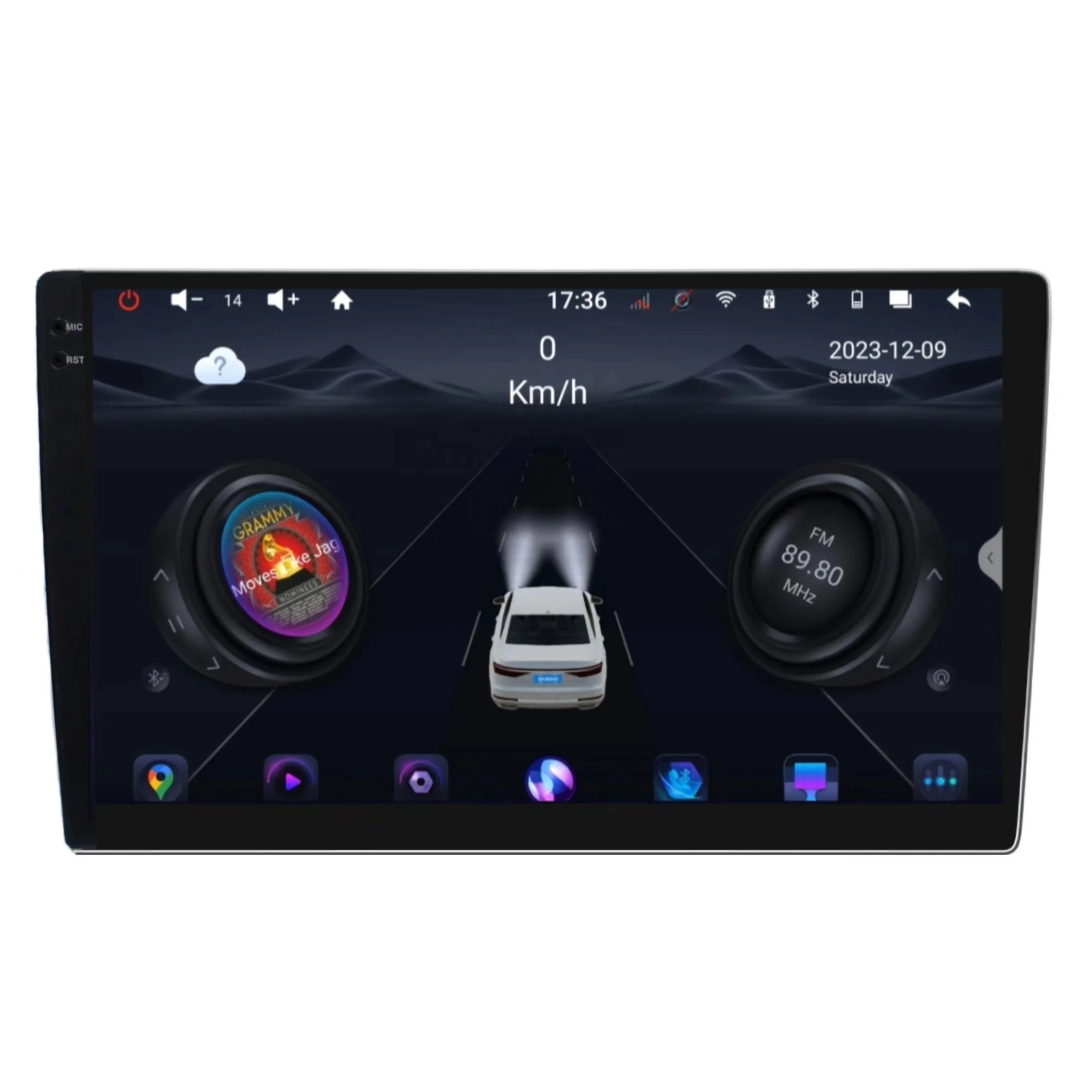 i9+, 9 inch 2K QLED 12+256G, DVR, 360, HIFI-Level Sound System, universal car dvd player for all models