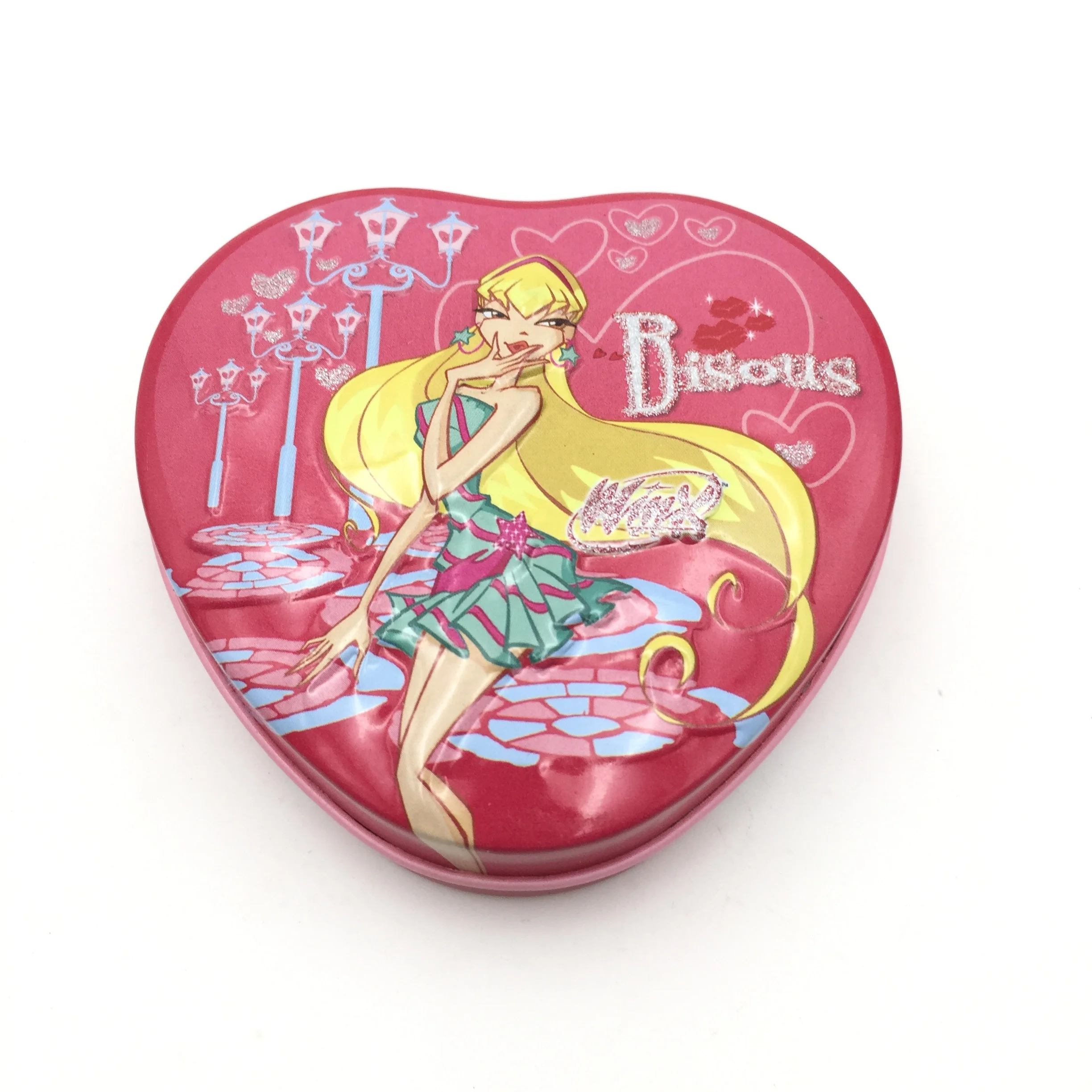 Small Heart-Shaped Empty Metal Tin Box for Candy Chocolate Promotional Metal Boxes