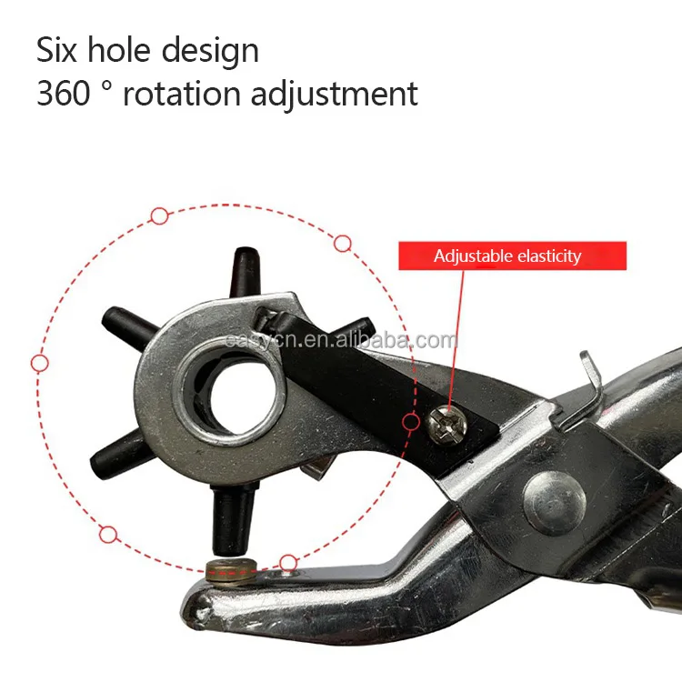 High Quality DIY  Snap Fastener Rivets With Leather Hole Punch Tool Combination Set