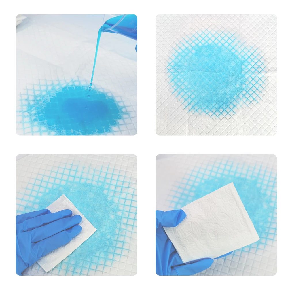 OEM/ODM Nursing Unisex Cheap Price Blue Super Absorbent disposable ultra underpads 90x60