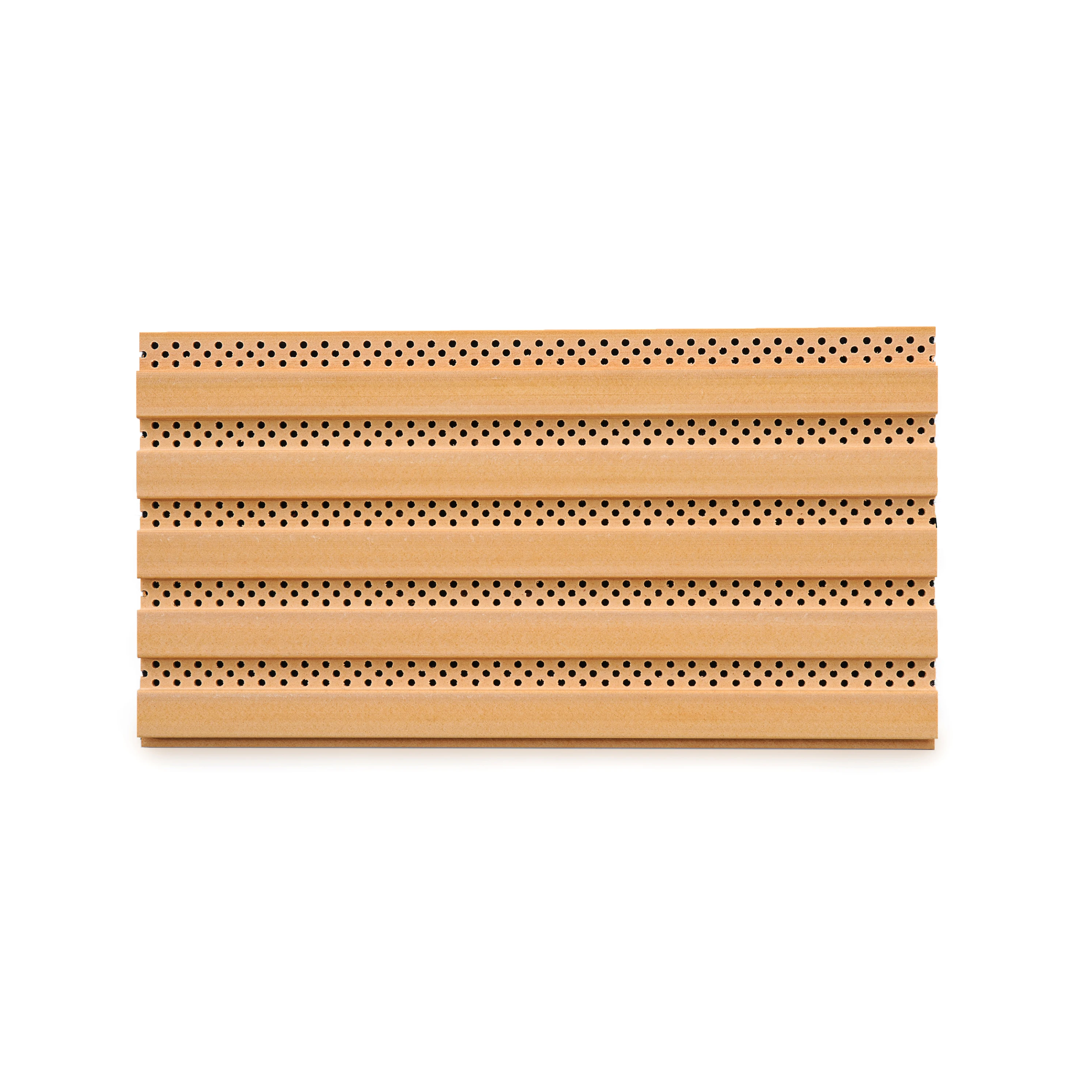 Декоративная Звукоизоляционная акустическая настенная панель WPC для спортивного центра, деревянные акустические панели 159*10 мм