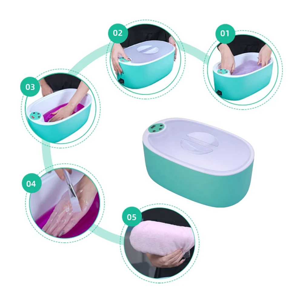 Wholesales Nail Skin Care Machine Portable Home Use Paraffin Wax Warmer Bath For Hand Foot Care