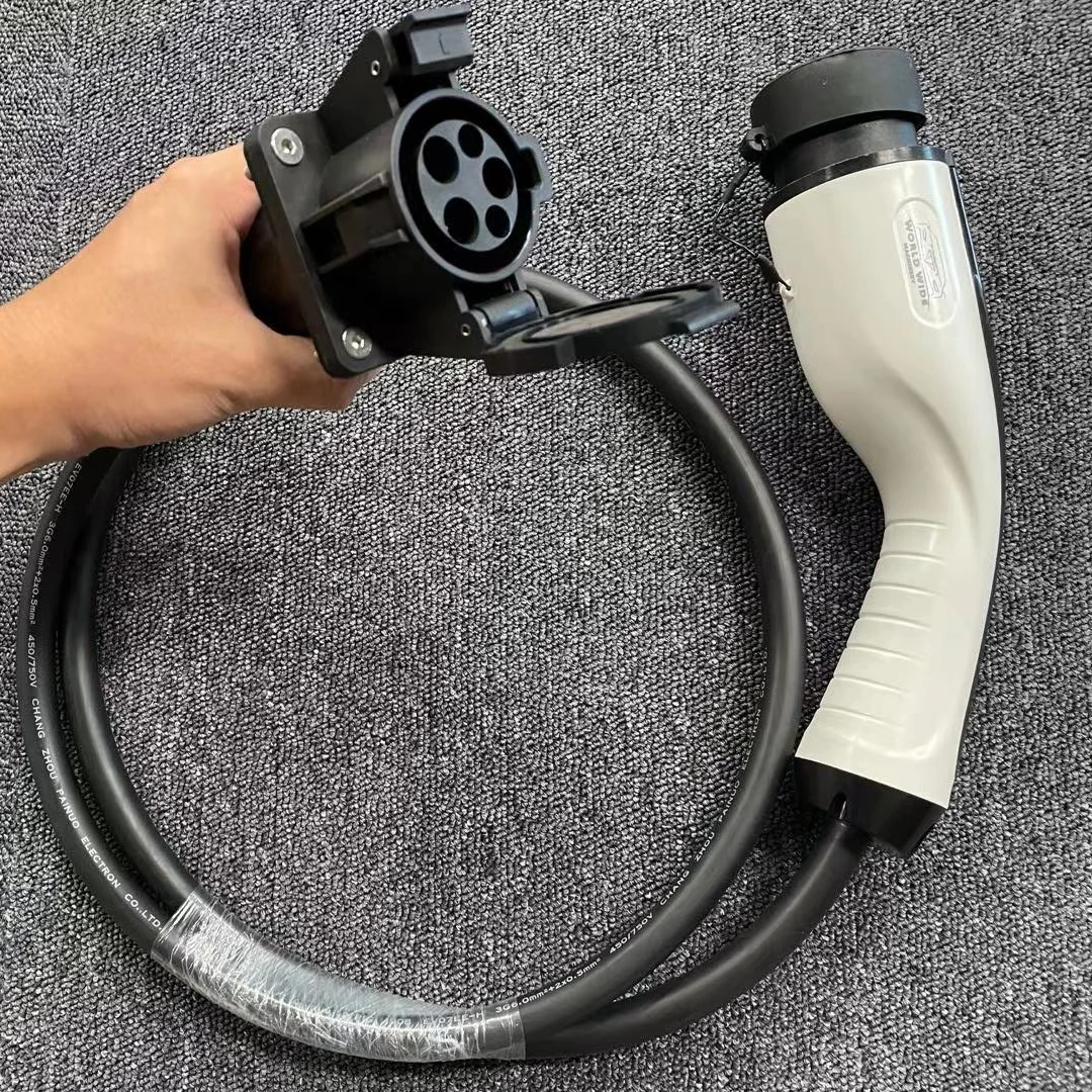 32A тип 1 SAE J1772 разъем к GB/T с кабелем м используемым для китайского