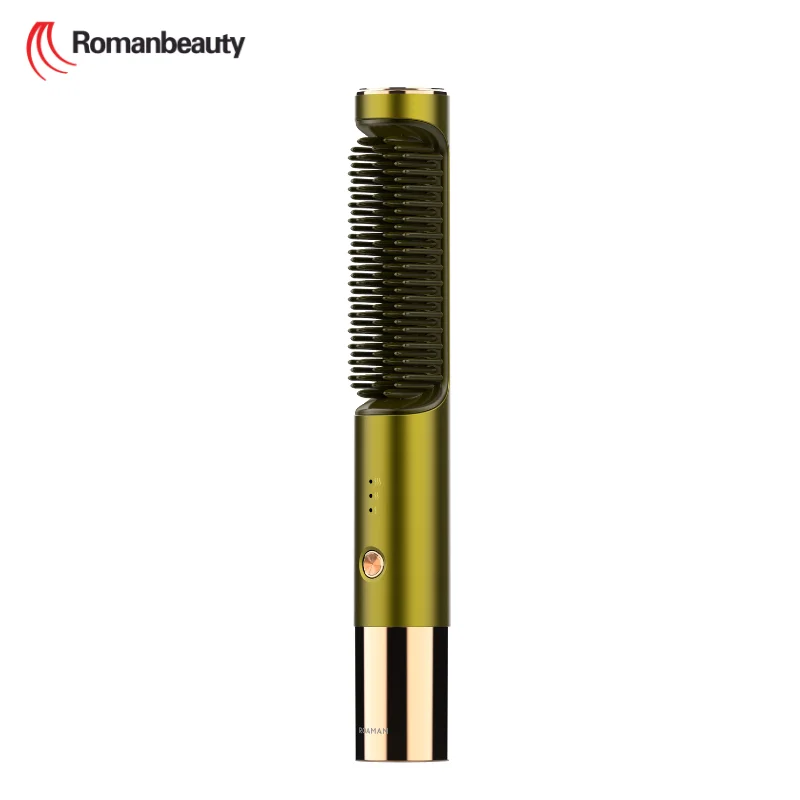 Intelligent New Arrivals Cordless Hair Straightener Brush With Precise Temp Setting Hair Straightener Comb