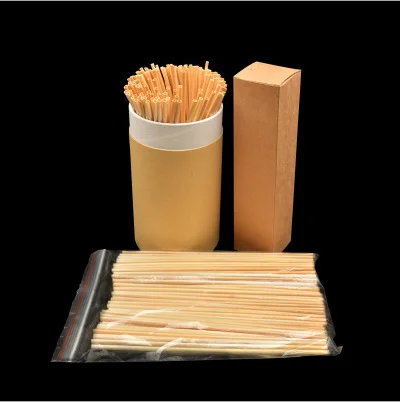 Natural Eco Biodegradable Grass Drinking Straw Paper Wrapped Compostable  Cocktail  Wheat  Straws