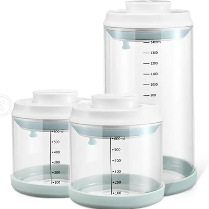 Wholesale High Quality Glass Large Capacity Food Dispenser/ Cereal Rice Box/ Kitchen Coffee Sugar Food Container