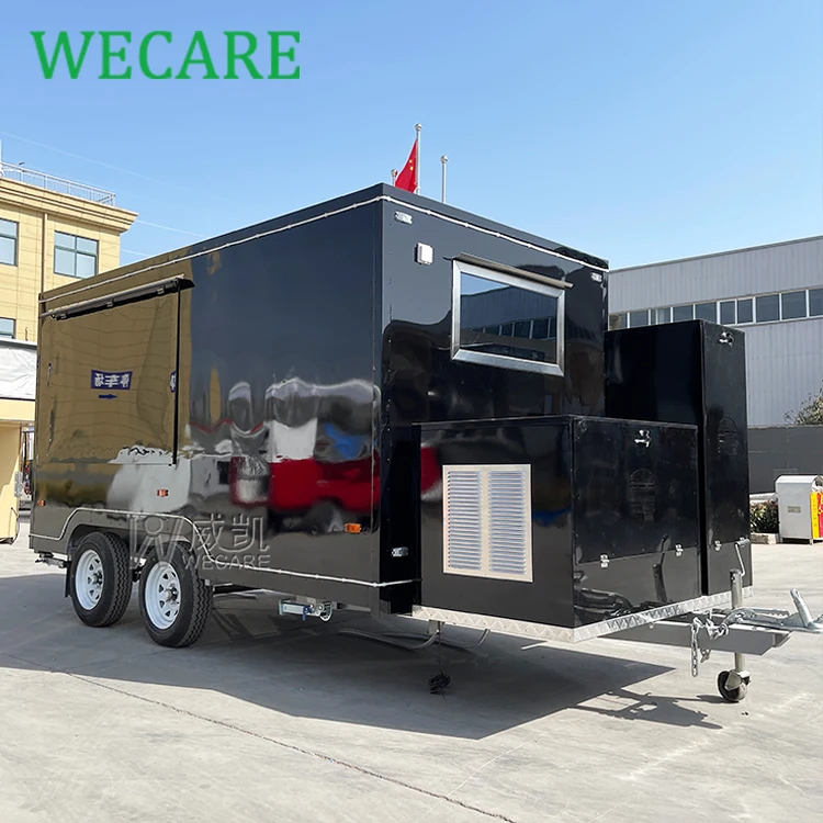 WECARE уличный бургер фастфуд автомобиль креп хот-дог кофе трейлер Remolque De Comida фургон для еды мобильный