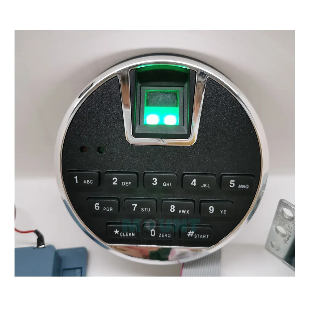 Password and Fingerprint Access Digital Lock for Safes with Magnetic Solenoid Bolt and parts