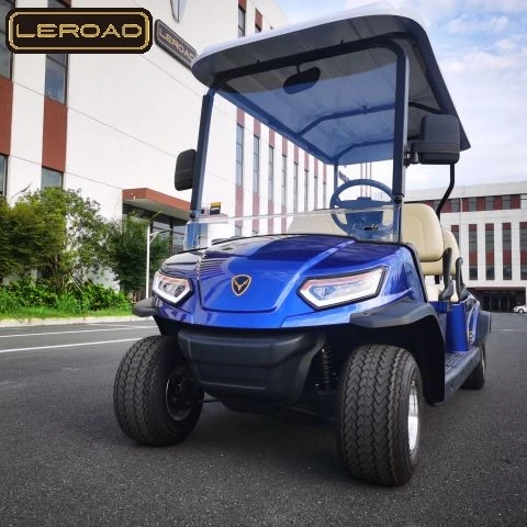 LEROAD New Arrival 4 Seater Electric Golf Cart  With Flipped Back Seat