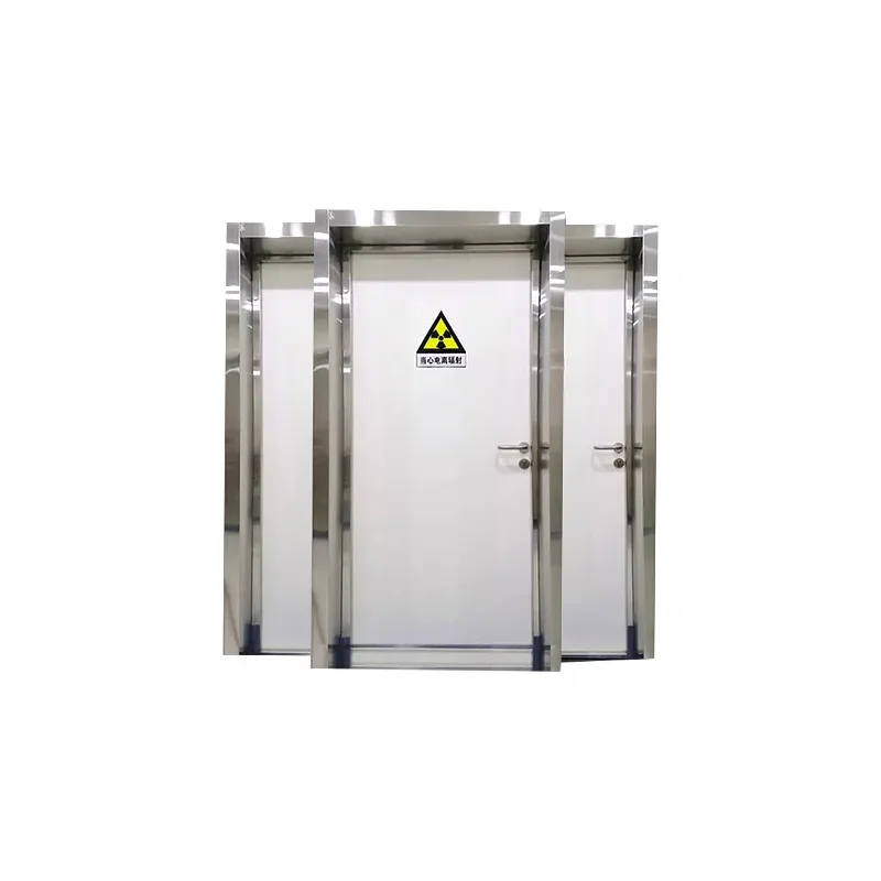 X Ray Lead Door for Operation Room Touchless Automatic Lead Doors with Lead Glass