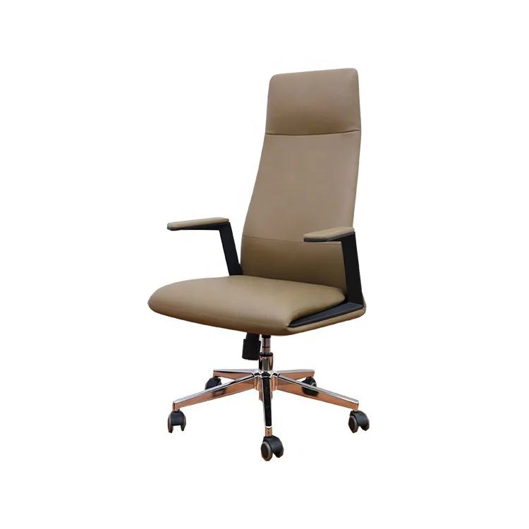New Design Boss Office Chair Furniture Executive Used Ergonomic Chair Revolving Genuine Leather Chair