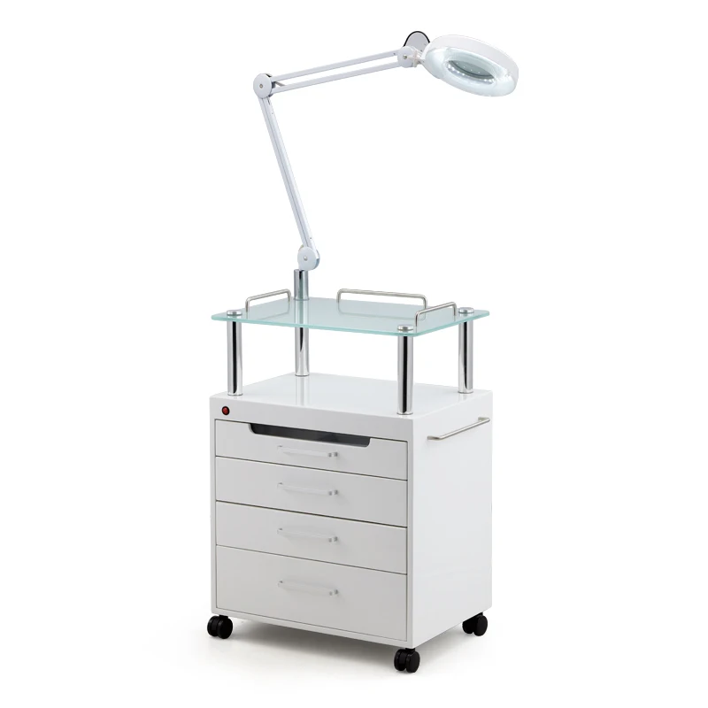 Hot sale modern salon equipment brown beauty facial bed 3/4 motors electric massage table spa