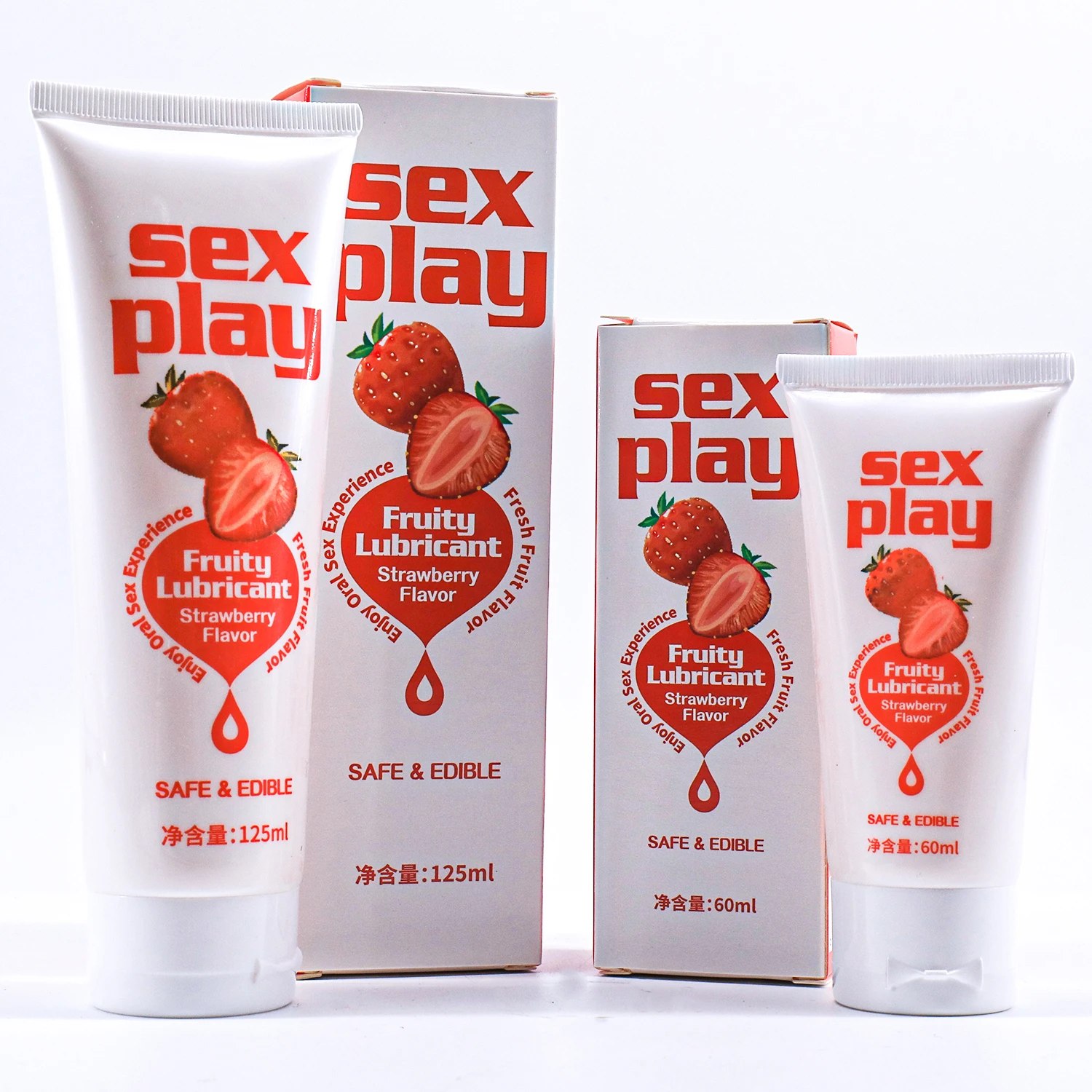 Drop Shipping Fruit Scented Flavored Oral Edible Water Base Sexual Lube Sex Play Lubricants Personal Lubricant Gel Lubrific