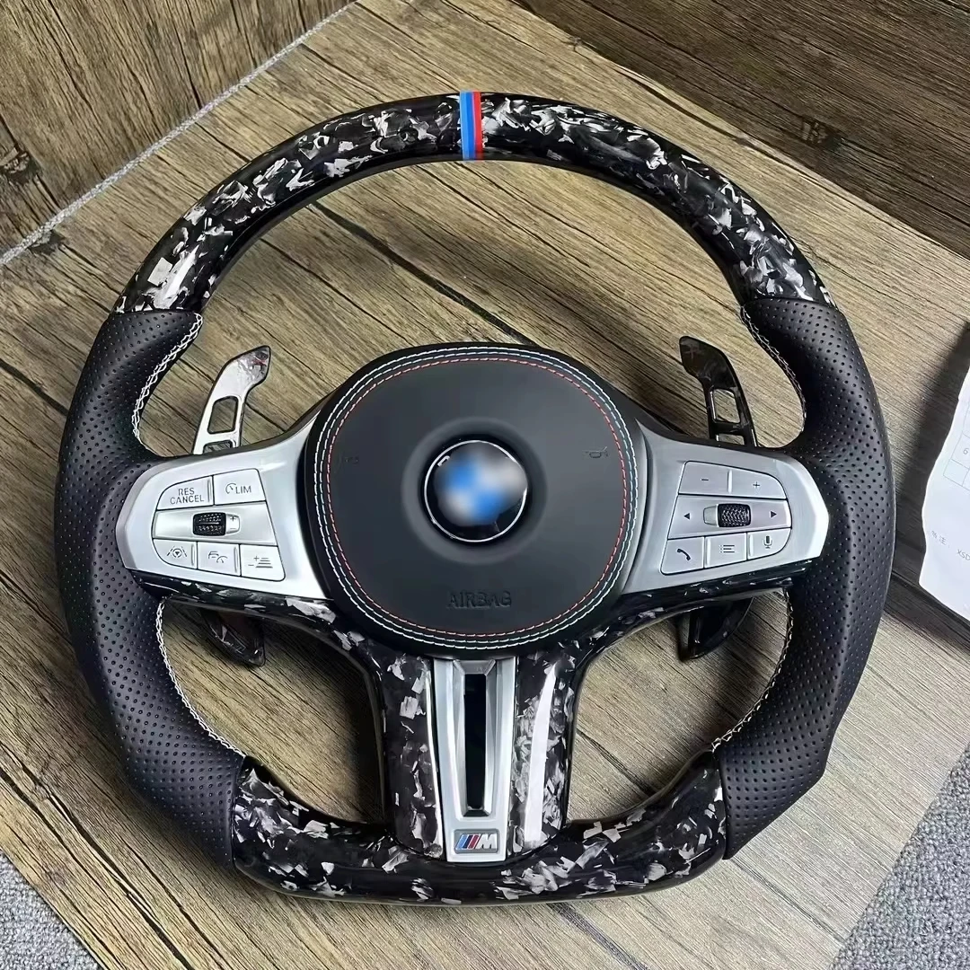 DLS F10 F20 F22 F30 F32 F36 F40 F90 E91 E70 M1 M2 M3 M4 M5 руль для bmw m5 f90 рулевого колеса из кованого углерода