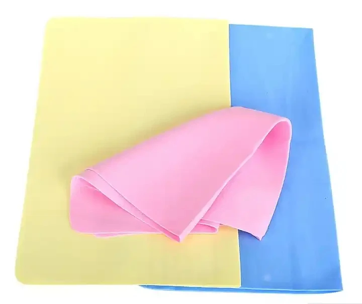 CE Eco Face Cloth Clean Ultra Soft Towel Makeup Remover White Synthetic Shammy Chamois PVA Beauty Facial Cleansing Sponge Cloth