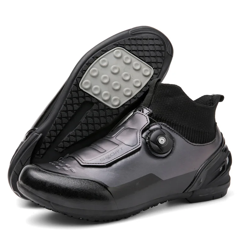 Outdoor Athletic Bicycle Rubber Sport Hiking Mountain Road Bike Shoes Cycling Mens shoes