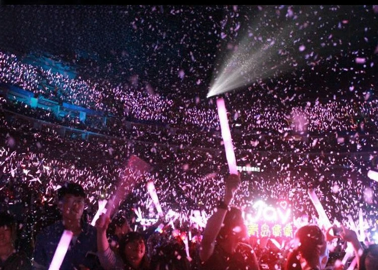 Concert light stick electronic led colorful luminous sponge Rod foam rod