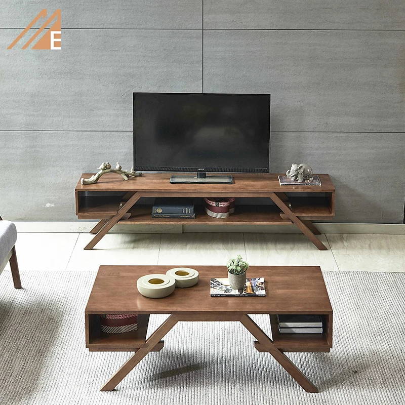 hot sell solid wood tv stand living room furniture for living room set