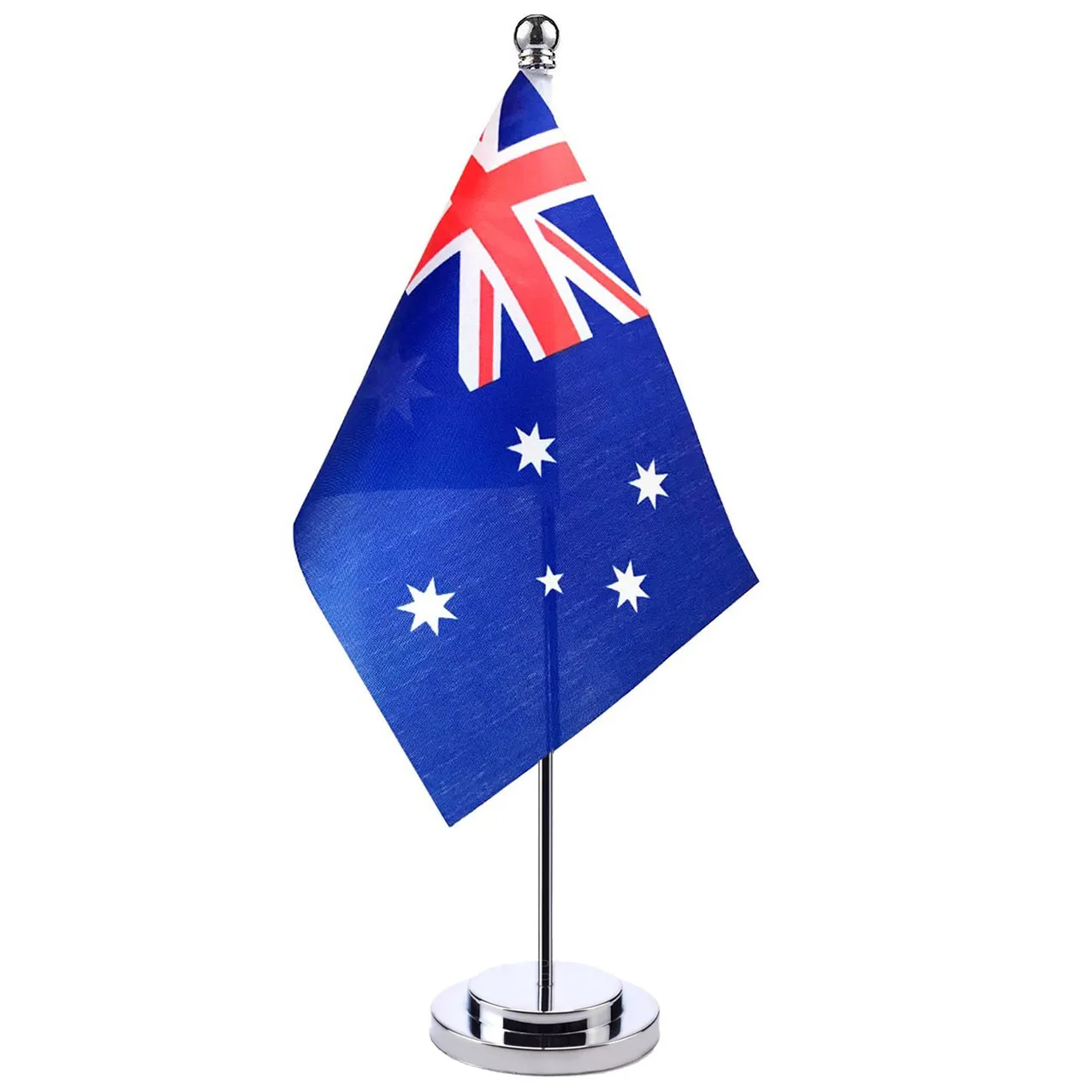 Hot Sale mini banner campaign meeting national flag table decoration Australia office desk stand table country flag