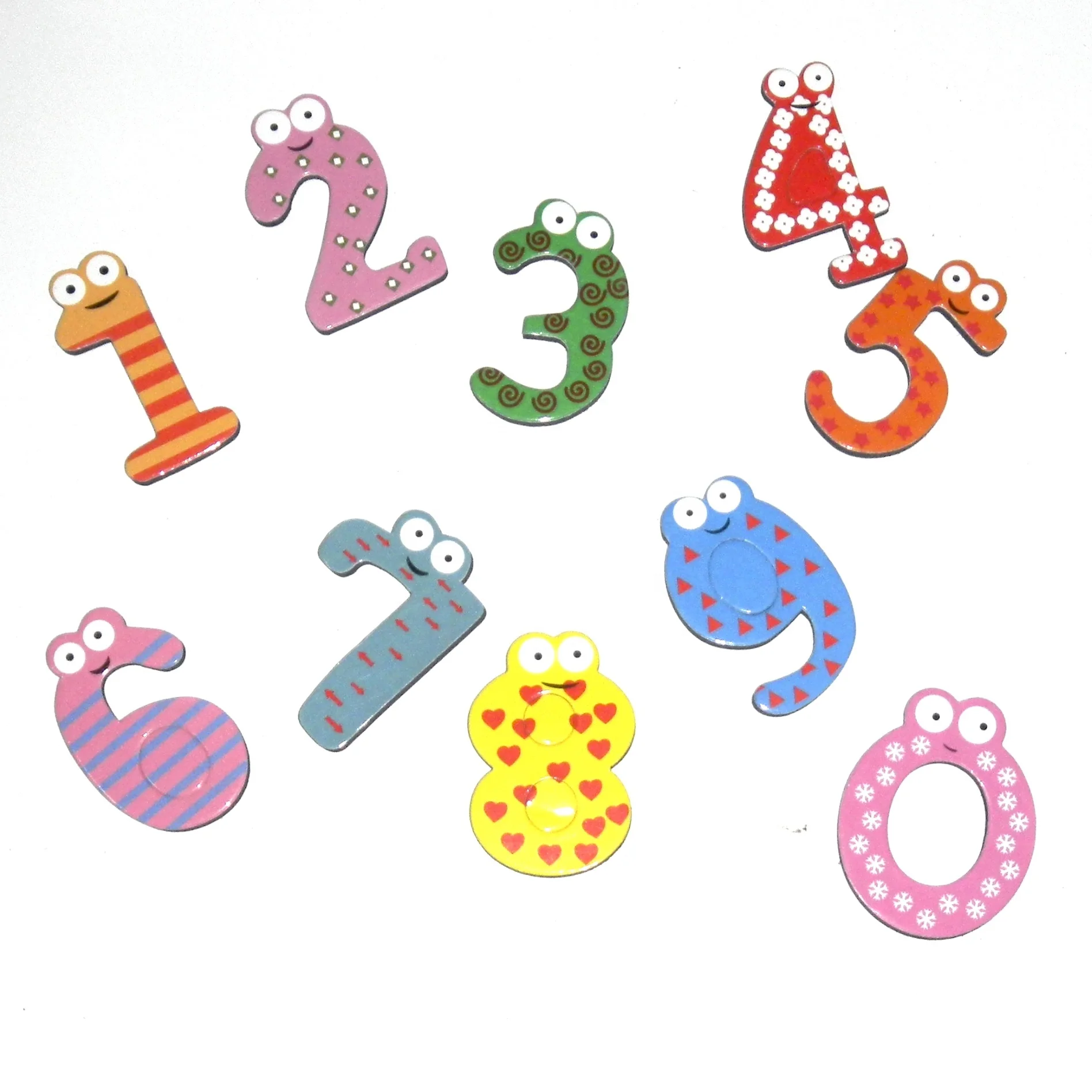 Educational DIY Toy magnetic Arabic numerals alphabet puzzle , kids Magnetic cute Numbers for Children