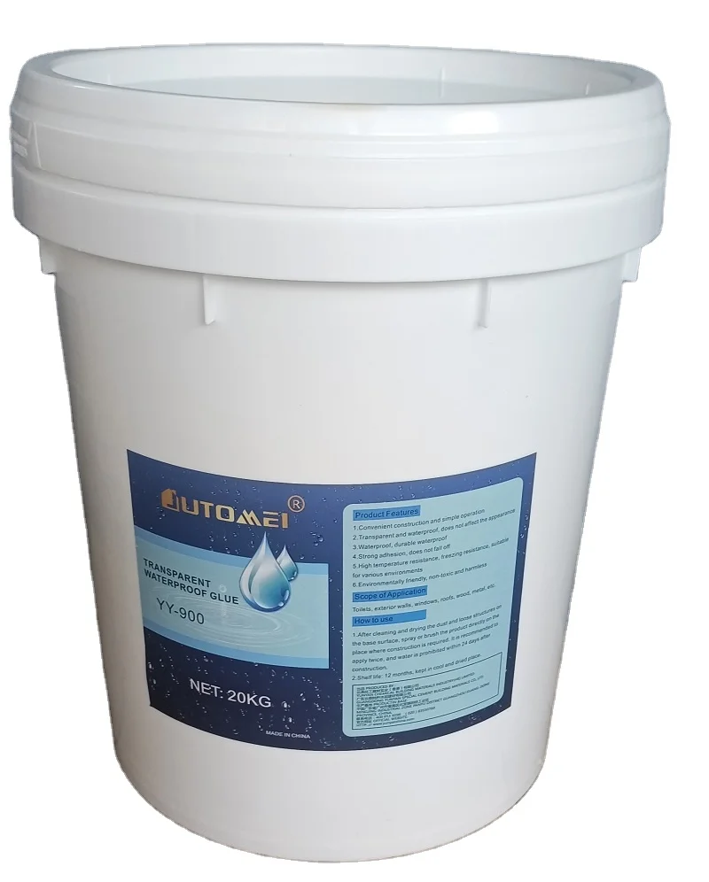 Water-Based Transparent Water-Based Leak-Filling Waterproof Coating Repair Leakage Waterproof Glue Home Improvement Material