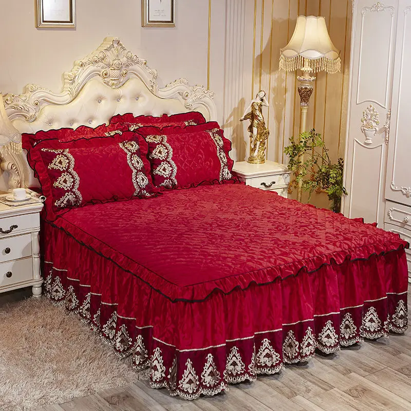 Новый стиль ледяная шелковая постельное белье кружевной летний коврик машинная стирка в паризийском стиле море цветов