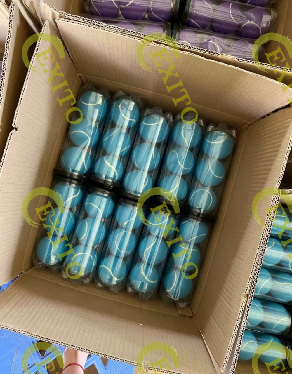 EXITO Wholesale Large Quantity 20% 45% 75% Wool Percent Training Gaming Padel Tennis Balls