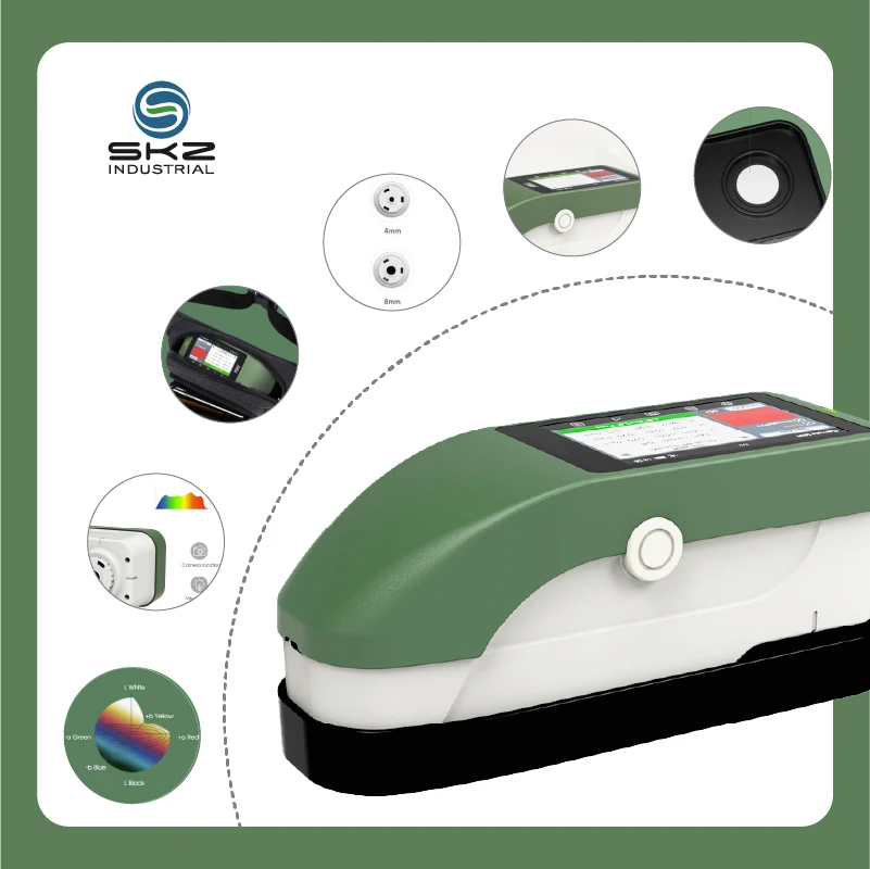 SKZ26 High-precision 4/8mm aperture Handheld Colorimeter/Portable Spectrophotometer