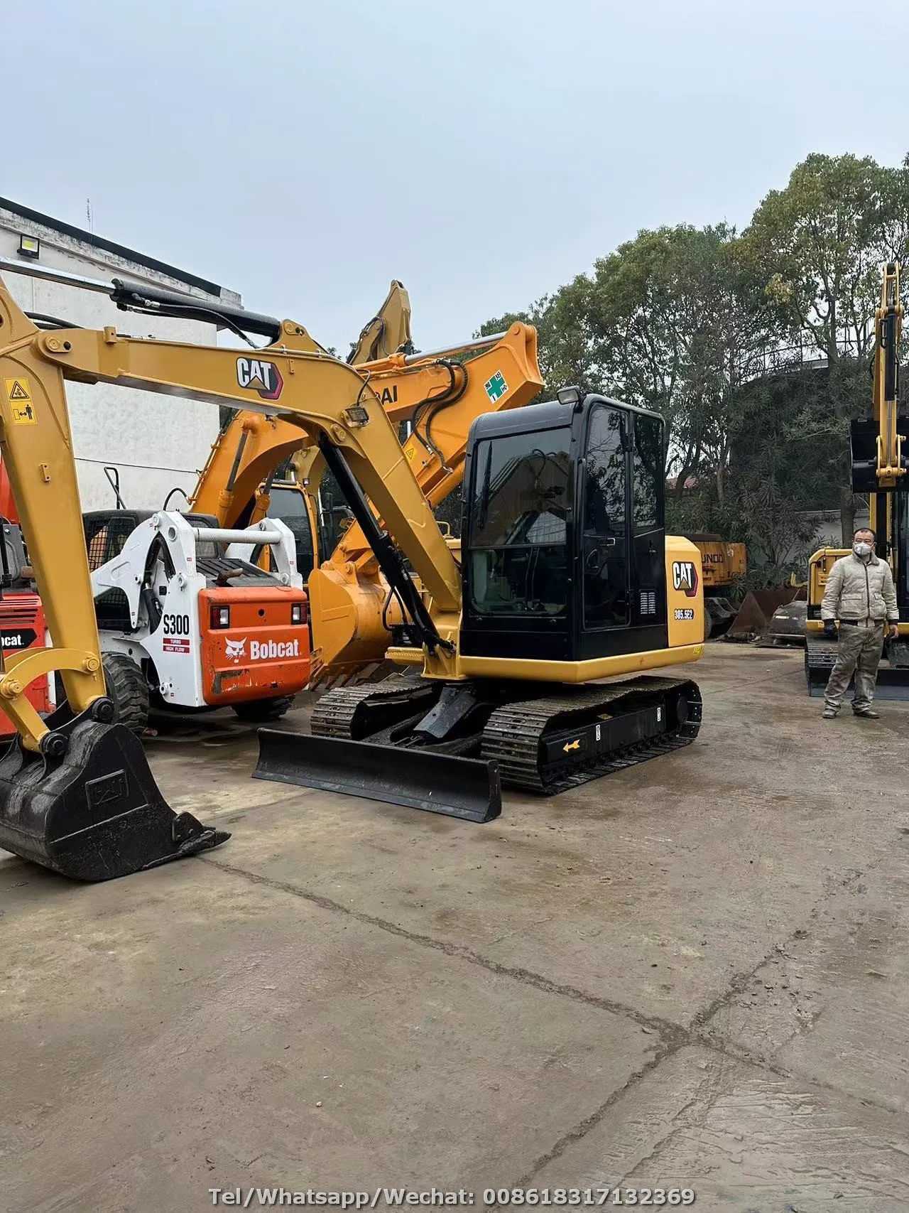 Original Used Cat 305.5E2 5 ton Small Excavator With EPA Certification Japan Imported Caterpillar Mini Digger