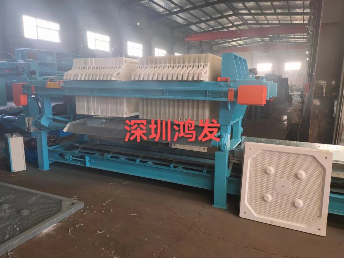 Auto membrane with flushing system filter machine on sale filter press machine