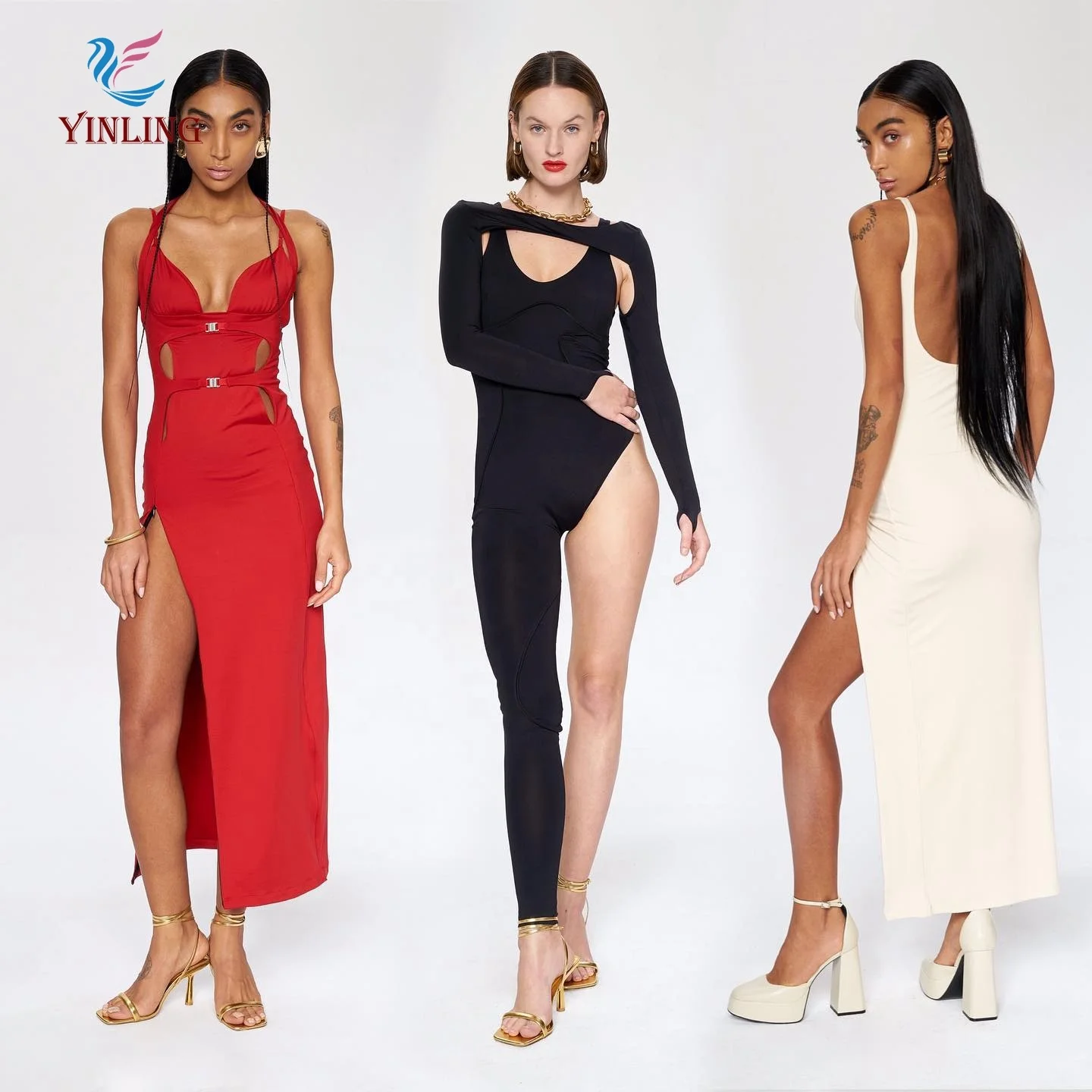 Professional adult dance wear exotic stage dancerwear custom skirt dance women ghost wear