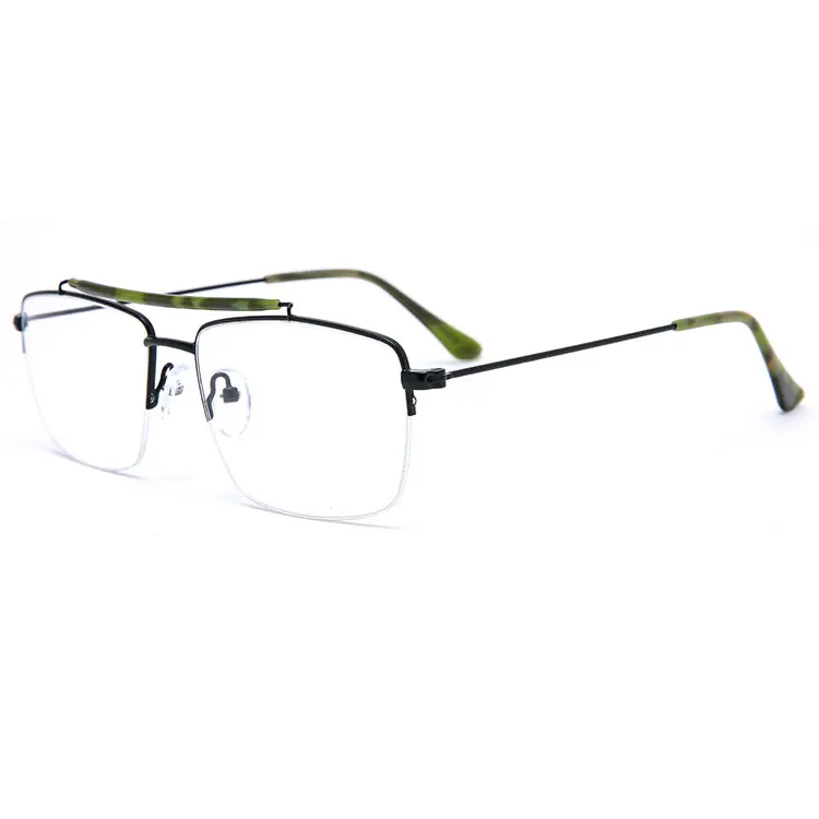 Очки медицинские Полуободковые с оптической оправой для мужчин и женщин, 18017-1