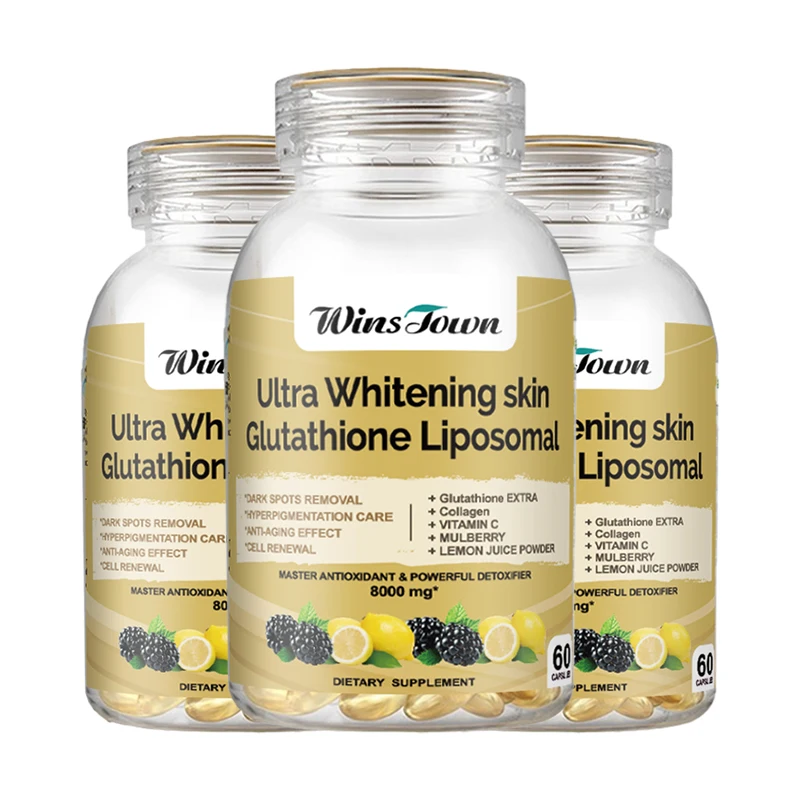 Private Label Ultra Whitening skin Glutathiones Liposomal Softgel Anti Aging Supplement Glutathiones Capsules for skin