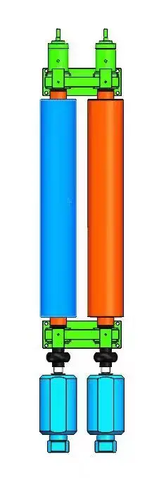 Twin roller assembly Environmental protection dust removal equipment Dusting drum non-standard equipments