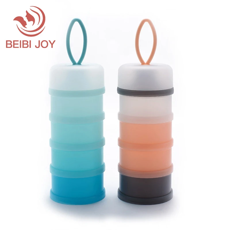 4 Layer Detachable Baby Food Storage Box  Baby Formula Dispenser for Portable Toddle Kids Milk Container