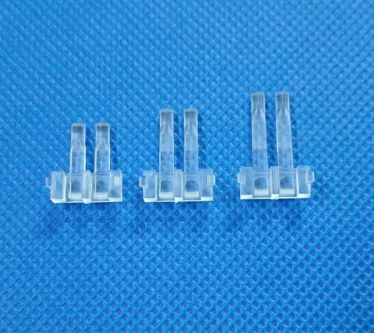 Plastic Light Pipe 2 Array Type LED Right-angle Light Guide 90 Degree Light Guide Pipe LPE2-