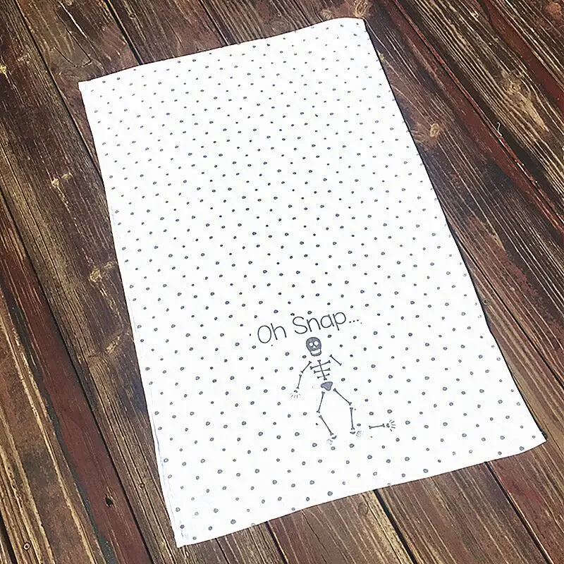 Wholesale best cotton kitchen towel Christmas Tea towel with printing