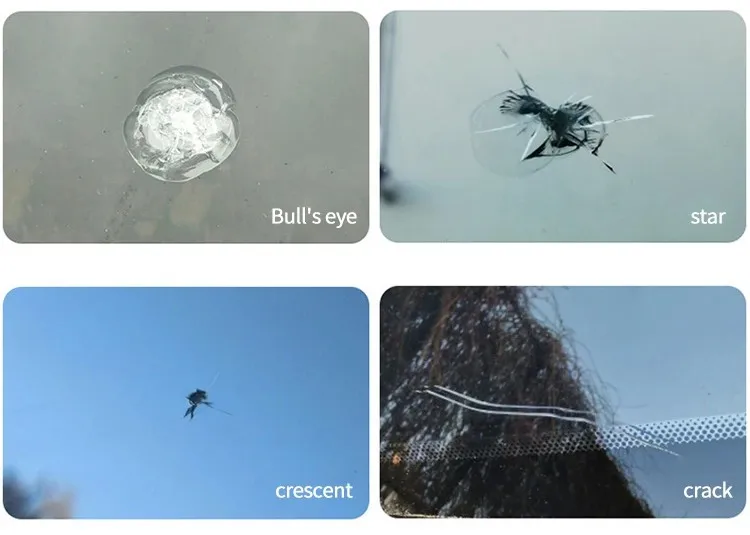 Long Crack Car Broken Windscreen Glass Repair Kit/Windshield Crack Repair Tools