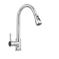 High Quality Stainless Steel Ss 304 Body Brush Pull Out Kitchen Faucet