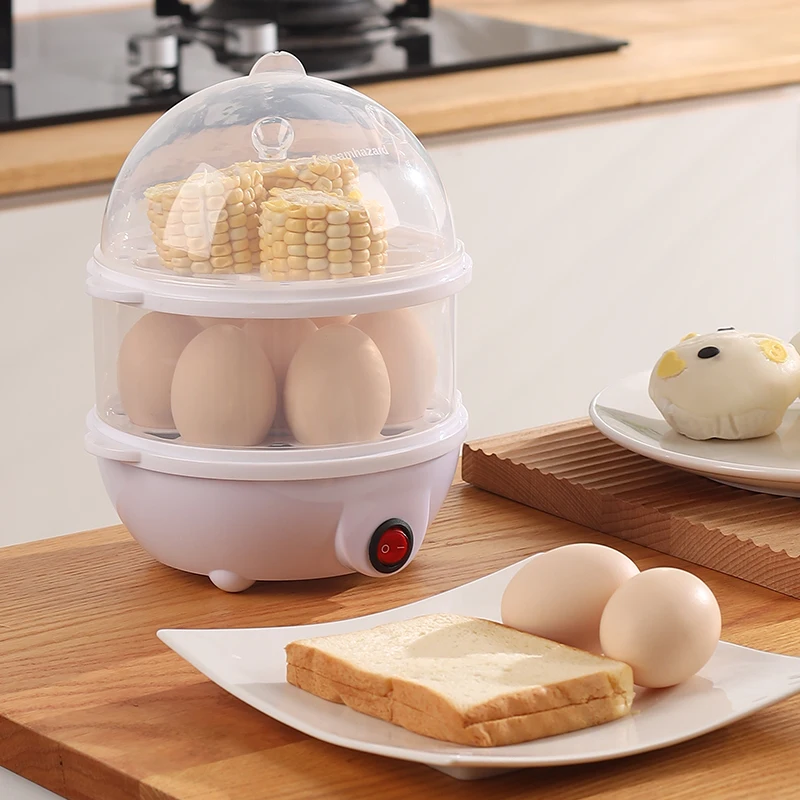Multifunctional 2 layer Egg Steamer for household