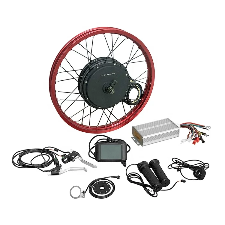 Набор для переоборудования ebike, 72 в, 3000 Вт, 50H, магнитный задний привод