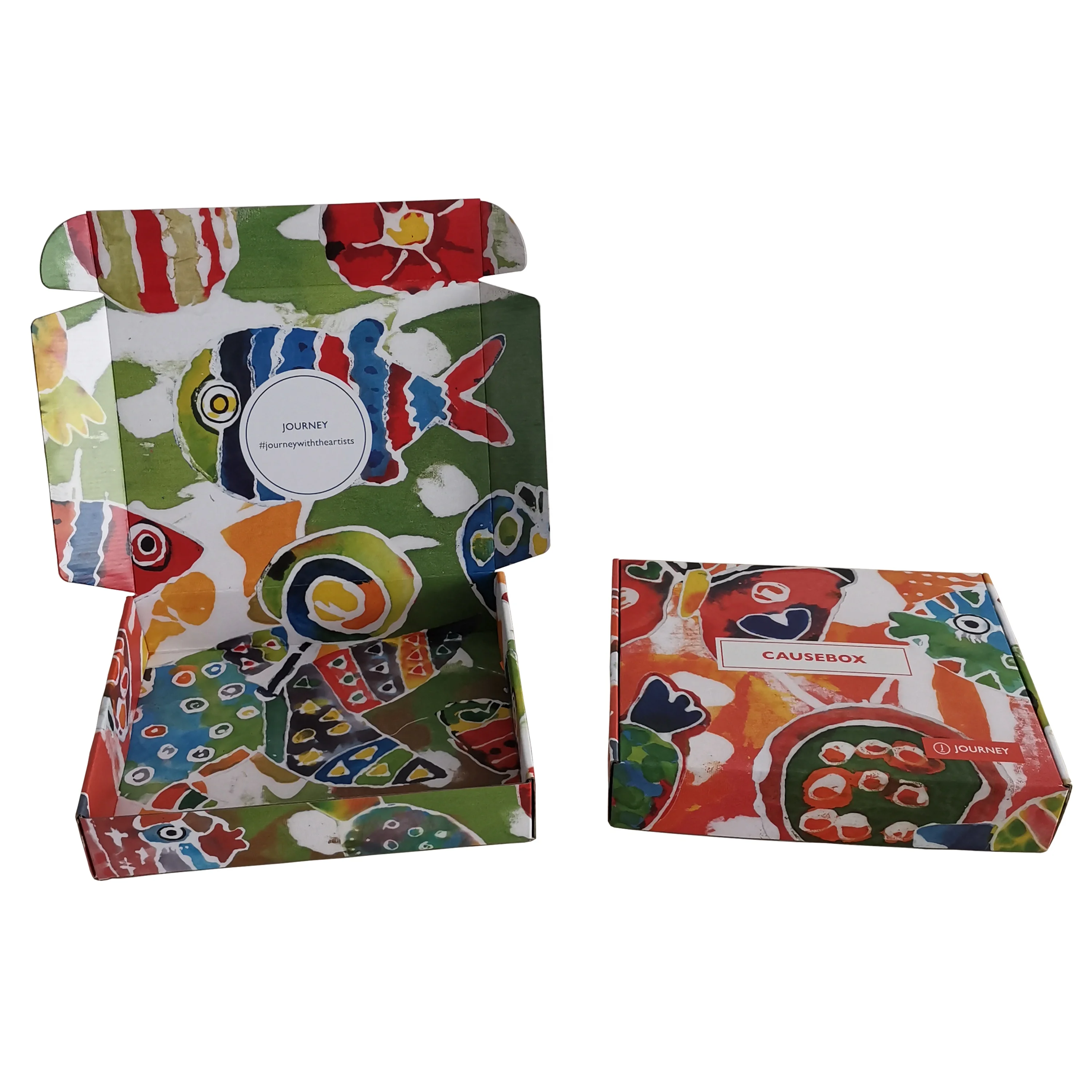 One Piece Navy Blue Custom Mailer Boxes 9X3 With Logo And Handle