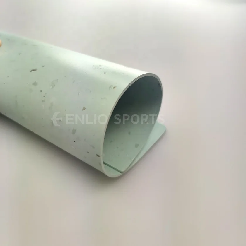 Enlio Factory Price Waterproof Mat Rubber Bathroom Office Flooring Plastic Tiles Homogeneous Floor Mat Pvc Roll