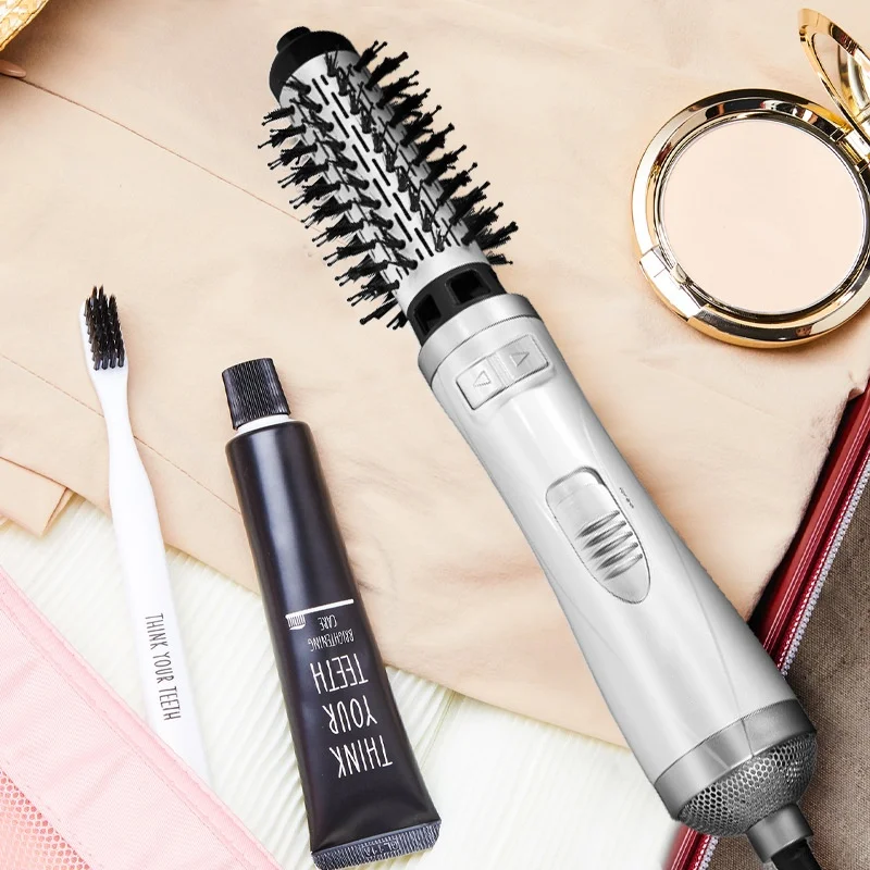 Professional Salon One Step Hair Dryer Brush 3 in 1 Multi Automatic Rotating Hot Air Comb Styling for All Hair Types